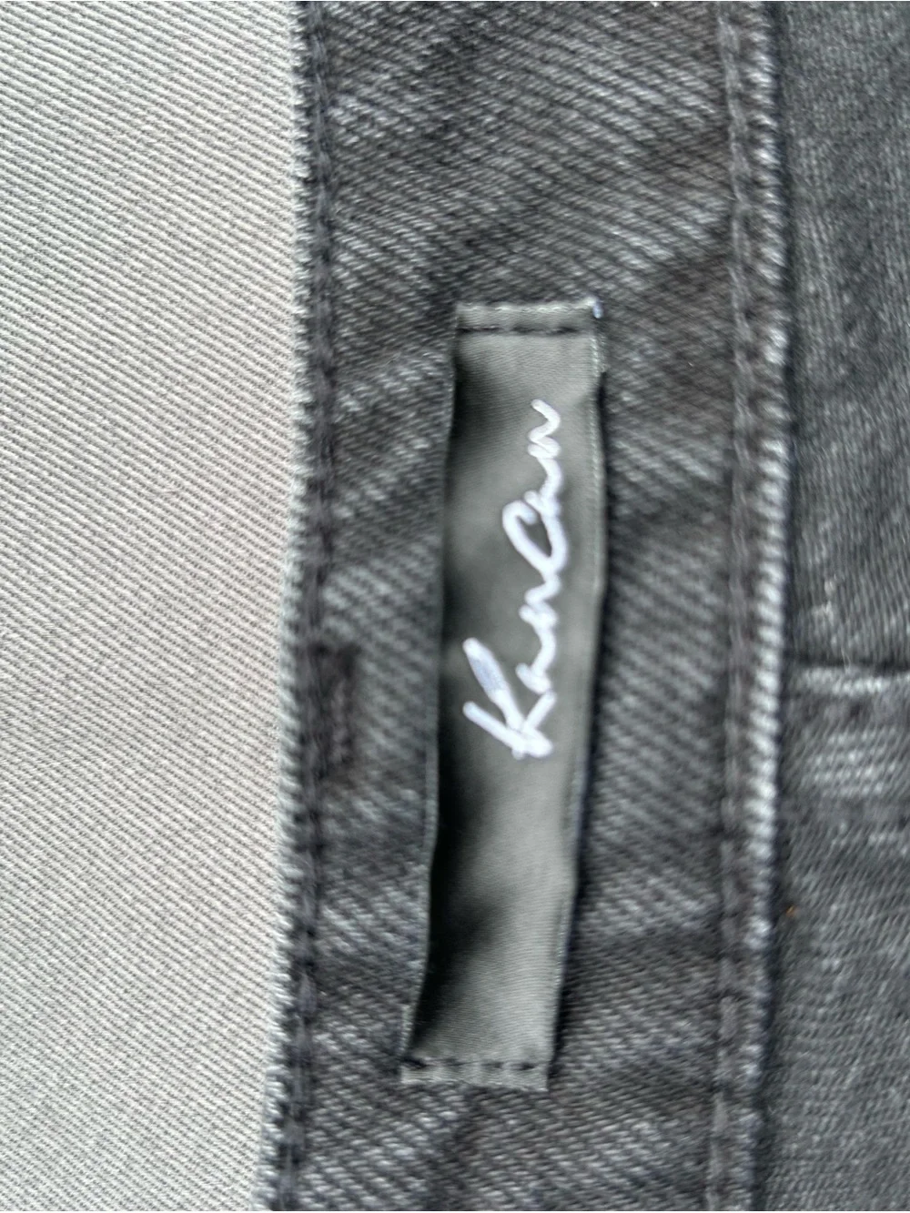 KanCan Distressed Black Denim Shorts